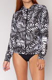 Hurley Party Palm  Hooded Rashguard