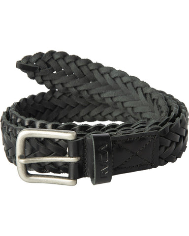 RVCA Twine Leather Belt - Black