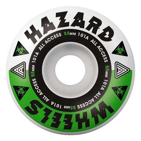 Hazard Melt Down Radial White/Green 55MM