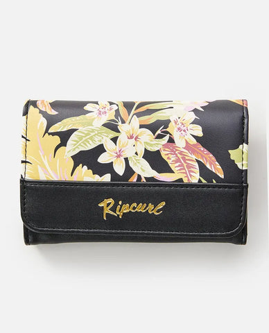 Mixed Floral Mid Wallet