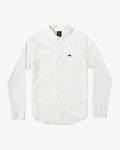 RVCA Thatll Do Stretch LS - White