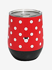 Minnie Polka Dot Red- Stemless