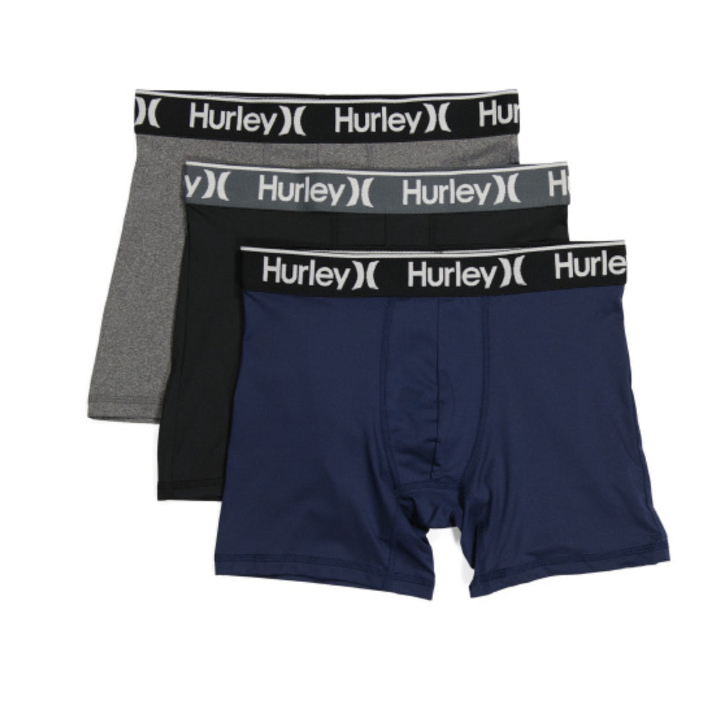 Hurley Boxer Brief Regrind Black/Navy/Grey – Ola Brava Puerto Rico