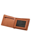 NIXON Pass Leather Coin Wallet - Saddle