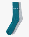 RVCA 2 pack Basic Logo Crew Socks