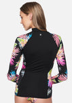 Hurley Hana Zip Front Rashguard