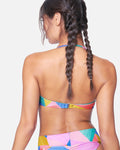 Hurley Ladies Rio Geo Pleated Knot Bandeau