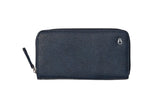 Tree Hugger Leather Large Wallet Aubergine